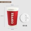 Copo de café descartável Copo de embalagem ondulado com tampa S Leng Dupla camada espessada calor isolada copo de papel copo de bebida quente