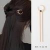 Lírio do vale franja strass rabo de peixe grampo de uma palavra bola redonda coque liga haste de cabelo novo estilo chinês garfo de cabelo feminino