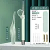 Cuchara para Oídos con Luz, Cuchara para Oídos de Silicona, Cabeza Suave Luminosa, Cuchara para Oídos de Bebé y Niños, Pinzas Visuales