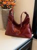 Bolsa de Gran Capacidad para Mujer, Versátil para Verano, Nuevo Estilo de Moda 2026, Bolso Cubo Cruzado de un Solo Hombro, Bolso Tote Adecuado para la Clase y para Ir al Trabajo