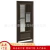 Puertas batientes de PVC sencillas para interiores, ingeniería de edificios de apartamentos, alquiler de puertas, fabricantes en venta
