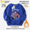 Sudadera para Niñas Kpop Hunter Ropa de Moda Infantil Otoño Primavera y Otoño Tops Casuales de Cuello Redondo para Niñas