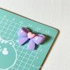 Horquilla de bricolaje con lazo de amor de dibujos animados brillantes, pegamento en crema, carcasa de teléfono móvil, pegatina para taza de agua, accesorios de resina, material hecho a mano