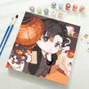 Além do Mundo Pintura a Óleo Digital DIY Colorir Preenchido à Mão Pintura a Óleo Personagem Protagonista Masculino Personagem de Romance Pintura a Óleo Acrílica