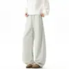 Novedad Otoño 2026 Pantalones Anchos Transpirables de Secado Rápido para Hombre, Pantalones Casuales Sueltos con Efecto de Caída, Moda de Talla Grande, Pantalones Largos de Marca de Tendencia