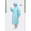 Impermeable portátil nuevo para viajes al aire libre, engrosado y ampliado, no desechable, para adultos, longitud extendida, protección de cuerpo completo contra lluvia intensa