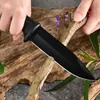 Faca Reta em Estoque para Venda por Atacado para Acampamento ao Ar Livre, Sobrevivência, Uso Tático, Canivete Multifuncional de Autodefesa de Alta Dureza, Faca de Frutas Portátil