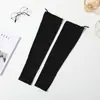 Mangas de Verano de Seda de Hielo con Protección Solar para Mujer, Mangas de Hielo Transpirables de Nailon Anti-UV para Ciclismo y Conducción al Aire Libre, Protección para Brazos al por Mayor