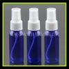 Frasco spray lateral azul 30ml pequeno regador frasco spray de água cosmética frasco de spray de névoa fina frasco secundário frasco de orvalho puro frasco de água para flores
