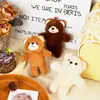 Adorable Elefantito Muñeco Compañero de Escritorio Adorno Peluche Osito Compañero Infantil Compañero de Estudio Colgante para Bolsa de Regalo