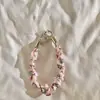 Nuevo Pulsera Plegable Rosa Coreana de Gato Kt Funda para Teléfono Móvil Lanyard Cadena para Colgar Moda Llavero Universal para Teléfono Móvil de Mujer
