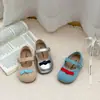 Zapatos Mary Jane de Cuero para Niñas de Primavera y Otoño con Lazo y Hebilla, Zapatos para Niños Pequeños de Suela Suave, Zapatos de Princesa para Bebés Niñas
