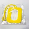 Venta Directa de Fábrica Etiqueta de Equipaje de Silicona de un Solo Color Etiqueta de Maleta Bolsa de Maleta Etiqueta de Silicona Etiqueta de Nombre de Silicona Etiqueta de Envío de Silicona