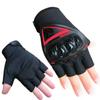 Guantes de Motocicleta Medio Dedo para Hombre Otoño Verano Invierno Guantes de Motocicleta Boxeo Silicona Plástico Funda Antideslizante Anticaída Montar