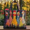 Bolsa de Mão com Estampa da Moda Tendência Feminina 3D Transfronteiriça Novo Produto TEMU Amazon Bolsa de Ombro Tecido Oxford 600D