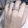Anillo de corona de joyería popular europea y americana, el mejor suministro de comercio exterior transfronterizo de 2023, estilo popular de AliExpress.