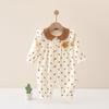 Mamelucos para Bebé, Ropa de Salida de Primavera y Otoño, Ropa para Gatear de Terciopelo Suave Categoría a para Bebé Niña, Ropa de Algodón Puro para Recién Nacido