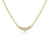Collar con Corazón de Zirconia Incrustada en Cobre, Nuevo Producto Transfronterizo Europeo y Americano, Versátil y Elegante, Joyería de Cadena para Clavícula para Mujer de Nicho