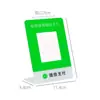 Caixa Cartão Acrílico WeChat Alipay Scan Card Código QR Cartão de Pagamento Cartão Alipay Código de Coleta Alipay