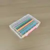 Herramientas de Hardware Accesorios Caja de Almacenamiento de Plástico Papelería Piezas de Teléfono Móvil Caja de Plástico Transparente Caja Transparente para Mascarilla Tarjeta de Identificación