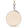 Monedero de cuero Marute para mujer, mini, de piel de vaca, con cremallera, llavero, delgado, pequeño, para monedas, bolsillo pequeño para monedas