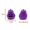 Popular juguete de cabeza de calabaza con cara de diablito, decoración de Halloween, accesorio de plástico para montajes de eventos, adorno peculiar, en stock