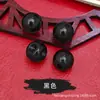 Broche de botón de Cheongsam, cuentas de imitación de jade estilo chino, botones planos de ojo de gato nacarados, cuentas redondas Hanfu chinas