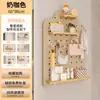 Estante de Almacenamiento de Pared de Tablero de Agujeros de Madera Estante para Flores de Balcón Colgante de Pared para Plantas Verdes Estante de Exhibición de Pared con Forma de Fondo para Sala de Estar