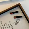 Pinza para el Cabello de Cereza de Terciopelo Negro, Pinza Pequeña de Garra de Moda de Alta Gama Estilo Coreano, Pinza de Pato para Niña, Nuevo Accesorio para el Cabello