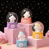 Presentes criativos bola de cristal luminosa enfeites de boneca de desenho animado brinquedos infantis presentes atacado presentes fofos de luz noturna