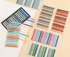 Notas Adhesivas Coloridas para Estudiantes, Marcadores de Lectura, Pestañas Índice, Notas Adhesivas Transparentes Ultra-Delgadas de PET, Notas Adhesivas Reutilizables Morandi