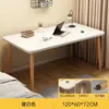 Mesa de ordenador de escritorio rectangular de alquiler simple para dormitorio, escritorio de estudio para niña