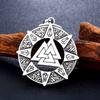 Beier comércio exterior retro jóias mito o pai dos deuses aoding Luen carta pingente aço inoxidável Viking Pendant
