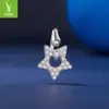 Yinziyun Original Céu Estrelado Sonhador Apanhador de Sonhos DIY Acessórios com Contas Romântico Meteoro Banhado a Cobre Vidro Branco Dourado
