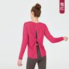 Ropa de yoga para mujer, otoño e invierno, nueva camiseta de manga larga, top deportivo de secado rápido, ropa de fitness para correr, blusa de fitness de talla grande