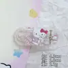 Pinza para el pelo ovalada de nube de gatito rosa de dibujos animados, pinza linda para flequillo de niña, pinza lateral, pinza para el pelo infantil, tocado