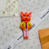 Chaveiro de Boneca Fofa dos Zootopia Judy Nick Casal Pingente para Mochila Escolar Pingente de Celebridade da Internet