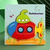Bloques de Construcción para Niños de Preescolar 2-3-4 Años Bebé Educación Temprana Beneficiando el Desarrollo de la Inteligencia Niños y Niñas Juguetes de Rompecabezas Tridimensional