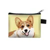 Bolsita para Llaves Tejida con Temática de Perros, Tarjetero, Bolsa de Regalo, Billetera Portátil de Gran Capacidad para Monedas, Bolsa Pequeña para Perros, Transfronterizo