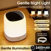 Luz Nocturna USB de Luz Suave para Protección Ocular Control Remoto Transfronterizo, Lámpara de Escritorio Inteligente Táctil para Dormitorio de Enfermería, Lámpara de Mesita de Noche