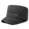 Gorra de lana de invierno para hombre con protección para las orejas, gorra de béisbol cálida para mediana edad y ancianos, papá, abuelo, ancianos, gorra de béisbol gruesa con forro de vellón