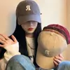 Gorra de Béisbol Bordada para Primavera y Verano, Sombrero de Protección Solar que Hace que la Cara Parezca Más Pequeña, Adecuado para Cabezas Grandes, Talla de Mujer 60-65