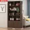 Mueble de entrada frente a la puerta como separador para la sala de estar, artículo decorativo para el hogar simple y moderno, mueble para vinos integrado y mueble de almacenamiento