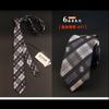 Versión coreana de la moda británica para corbatas de hombre estrecha moda de boda corbata de 6 cm 1200 puntadas poliéster fabricantes