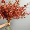 Orquídea Phalaenopsis Vandai Simulada Arranjo Floral Caseiro Fotografia Casamento Segurar na Mão Adereços de Flores Artificiais Sala de Estar Mesa de Jantar Orquídea