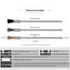 Indústria de arame de aço com cabo estendido escova de aço escova de limpeza escova de nylon escova faca de arame de cobre remoção de ferrugem lixamento roda de arame de aço