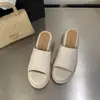 566-3~2026 Nuevas Sandalias de Cuña con Suela Gruesa de Cuerda de Cáñamo Tejida Estilo Verano para Mujeres para Usar Afuera