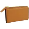 Bolsa para Llaves de Cuero Genuino Estilo Japonés Antirrobo para Mujer, Moderna y Versátil, de Alta Calidad y Conveniente con Ranuras para Múltiples Tarjetas