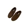 2025 Novo Estilo Pele Genuína Sola Grossa Quente Roupa Exterior Roupa de Trabalho Casual Preguiçosa Meia-Pantufa Baotou Birkenstock Chinelos Femininos