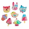 Pasador Material Brillante Diadema Conejo Helado Accesorios para el Cabello DIY Panda Rojo Helado Pájaro Hebilla de Zapato Decoración DIY